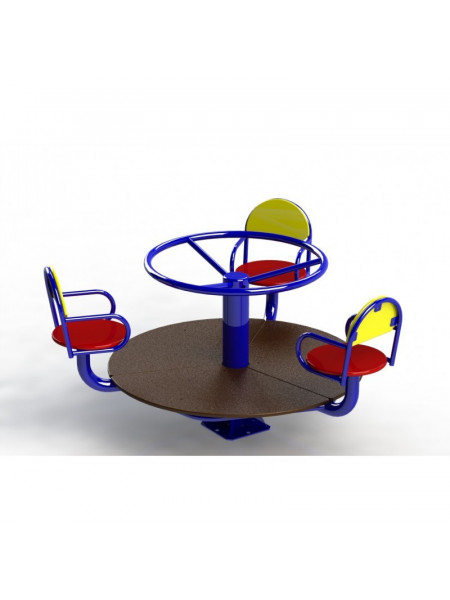  Дитяча карусель Класична 3-х місцева БС-308